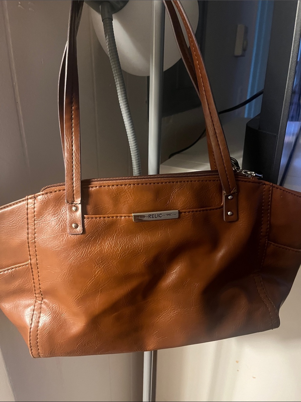 Relic Women's Cognac Brown Tote Bag